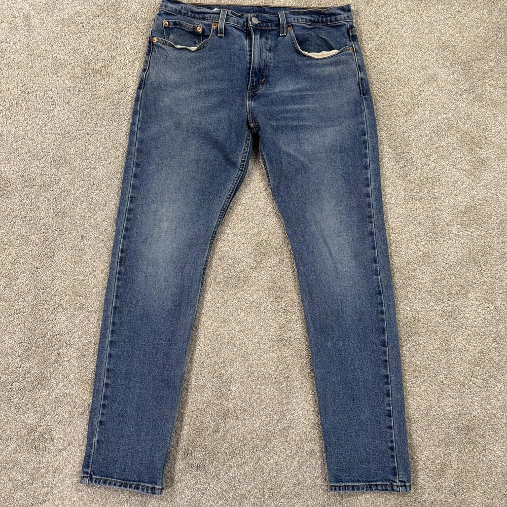 Levi 512 Slim Taper Jeans Medium Wash Men 32x32 Stretch Denim Everyday Casual